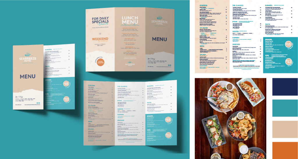 Seabreeze hotel menu