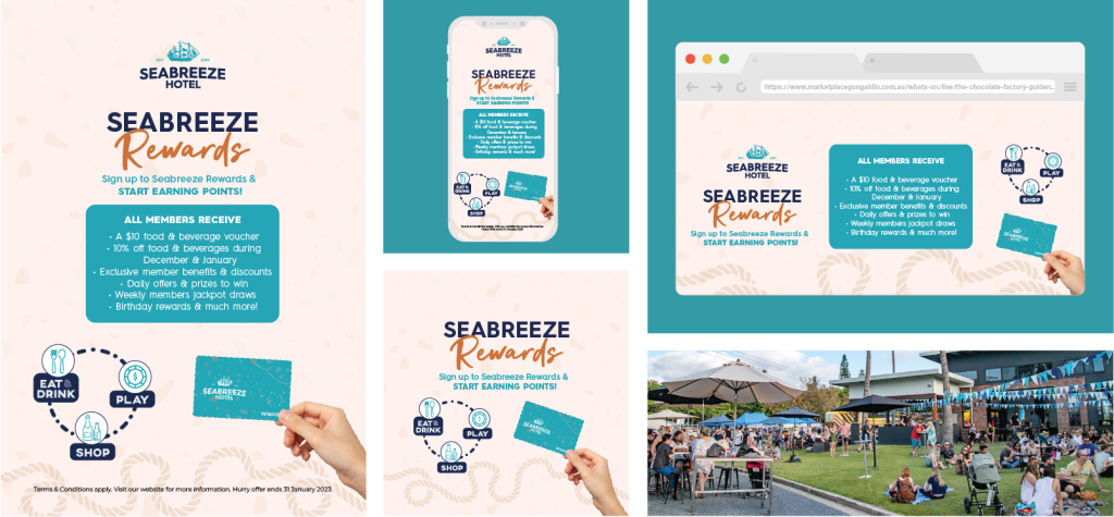 SeaBreeze rewards cards